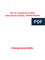 UNIT 3c Interpersonal Skills, TA