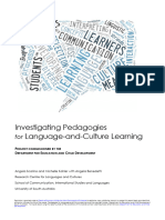 Investigating Pedagogies On Culture and Language Teaching