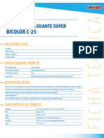 Ficha Tecnica Guante Bicolor C25