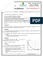 Série 1 - La Décroissance Radioactive