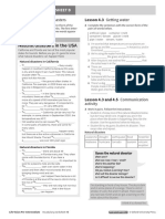 Life Vision Pre-Int Vocab Worksheet B U4