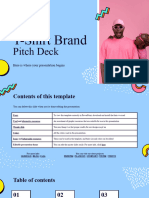 T-Shirt Brand Pitch Deck 