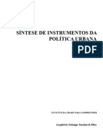 5 Síntese de Instrumentos Da Política Urbana