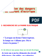 Cours Prevention Des Dangers Du Courant Electrique 1college 5