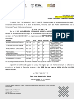 Constancia de Experiencia Docente Upav ALMA