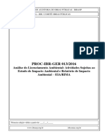 PROC-IBR-GER-013-2016-Licenciamento Ambiental Atividades Sujeitas Ao EIA e RIMA