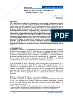 Implementación de Un Sistema de Control en La Industrial Textil