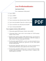 Exercicios Adicionais DEPARTAMENTO PESSOAL Aula 1 Até A 5