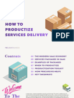 How To Productize Services Delivery - Precursive Playbook