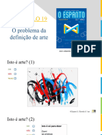 PowerPoint 19 O Problema Da Definição ARTE