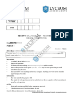 Grade 10 Edexcel Mathematics I