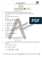 DPP - 04 (Video Solution) - Electrostatics