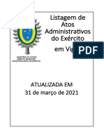 Listagem Atos Administrativos