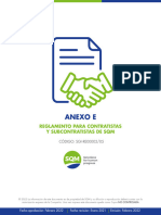 Anexo E - Reglamento para Empresas Contratistas y Subcontratistas de SQM