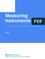 Measuring Instruments - Study Notes