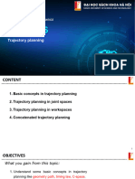 ME3209 - Topic 10 Trajectory Planning