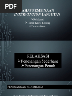 Pertemuan 12 Teknik Intervention Lanjutan