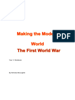 History Worksheet WW1