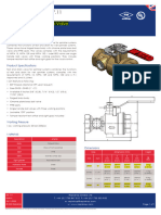 Test & Drain Valve Data Sheet.