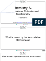 All FlashCards of 9701 Chemistry CAIE As Level