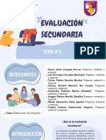 Evaluación Secundaria