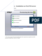 Citrix Provision Service Install v2