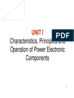 Chapter 1 Characteristics and Operation Principles of Power Electronics Components - Study