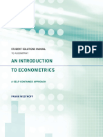 Student Solutions Manual To Accompany An Introduction To Econometrics A Self Contained Approach 1nbsped 9780262317184 9780262525404 - Compress