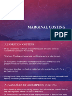 Marginal Costing