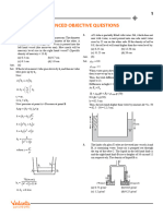 Jee Advanced Physics Fluid Mechanics Practice Papers