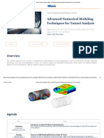 MIDAS Tunnel Webinar Series - Advanced Numerical Modeling Techniques For Tunnel Analysis