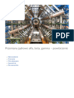 Przemiany Jadrowe Alfa Beta Gamma Powtorzenie