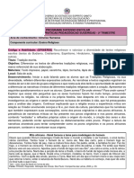 ENSINO RELIGIOSO 3o Trimestre Descricao Das Praticas Pedagogicas Sugeridas