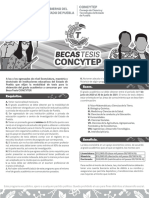 CONVOCATORIA Becas Tesis