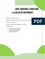 Reporte Clasificacion de Envasado