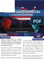 21.11.2020, Monitoreo Especial Elecciones Ee - Uu. 2020