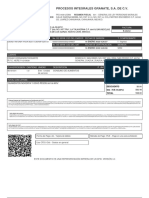 Procesos Integrales Granate, S.A. de C.V.: R.F.C. Regimen Fiscal Direccion