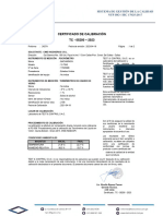 4.0 Certificado de Calibracion Psicrometro