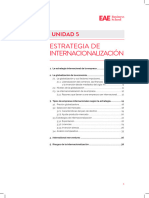 MBA-EMBA - Unidad 5. Estrategia de Internacionalizacion