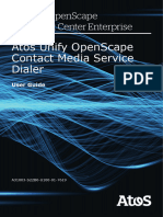 OpenScape Contact Center Enterprise V11 OpenScape Contact Media Service Dialer User Guide Issue 1