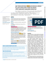 Laparoscopic Cholecystectomy Versus Percutaneous Catheter