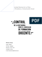 ¿Control de La Dictadura Sobre El Currículum de Formación Docente .PDF-PDFA