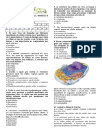 Avaliação de Biologia Eja Modulo I 2023