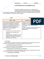 Les Accords Bilatéraux Et Multilatéraux