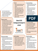 Topic 8 POSTER Exchange and Transport in Animals PiXL Poster