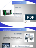 Bloque VI - Calibración