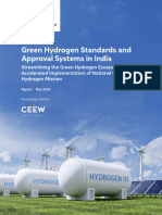 "Green Hydrogen Standards and Approval Systems in India