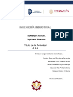 Ingeniería Industrial: Título de La Actividad A 3.2