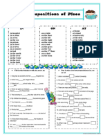 Prepositions of Place - in & On & at