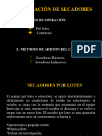 Tipos de Secadores